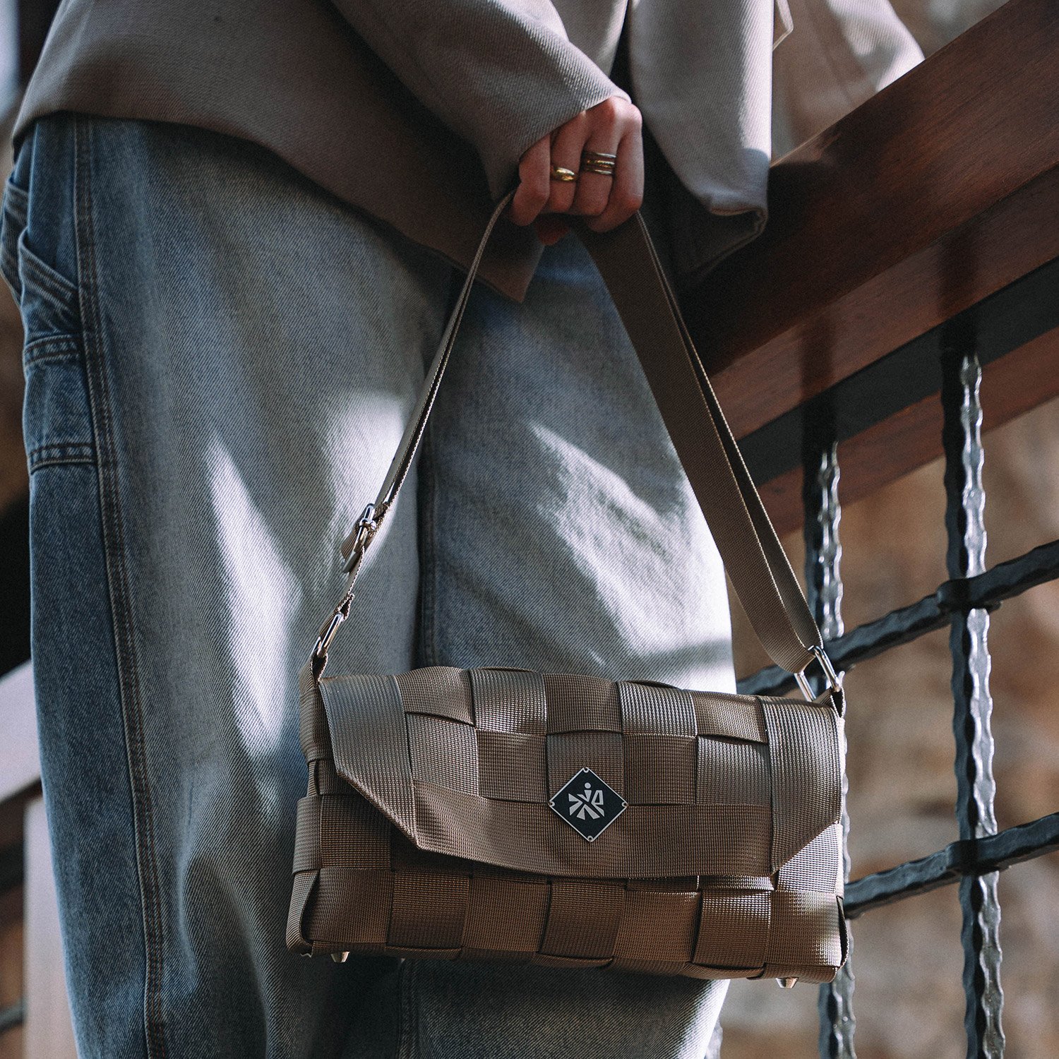 Jenn Wear Muse Dual Bag - Khaki Beige