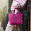 Jenn Wear Reign Hand Bag - Deep Magenta