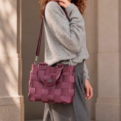 Jenn Wear Stardust Cross Bag - Burgundy